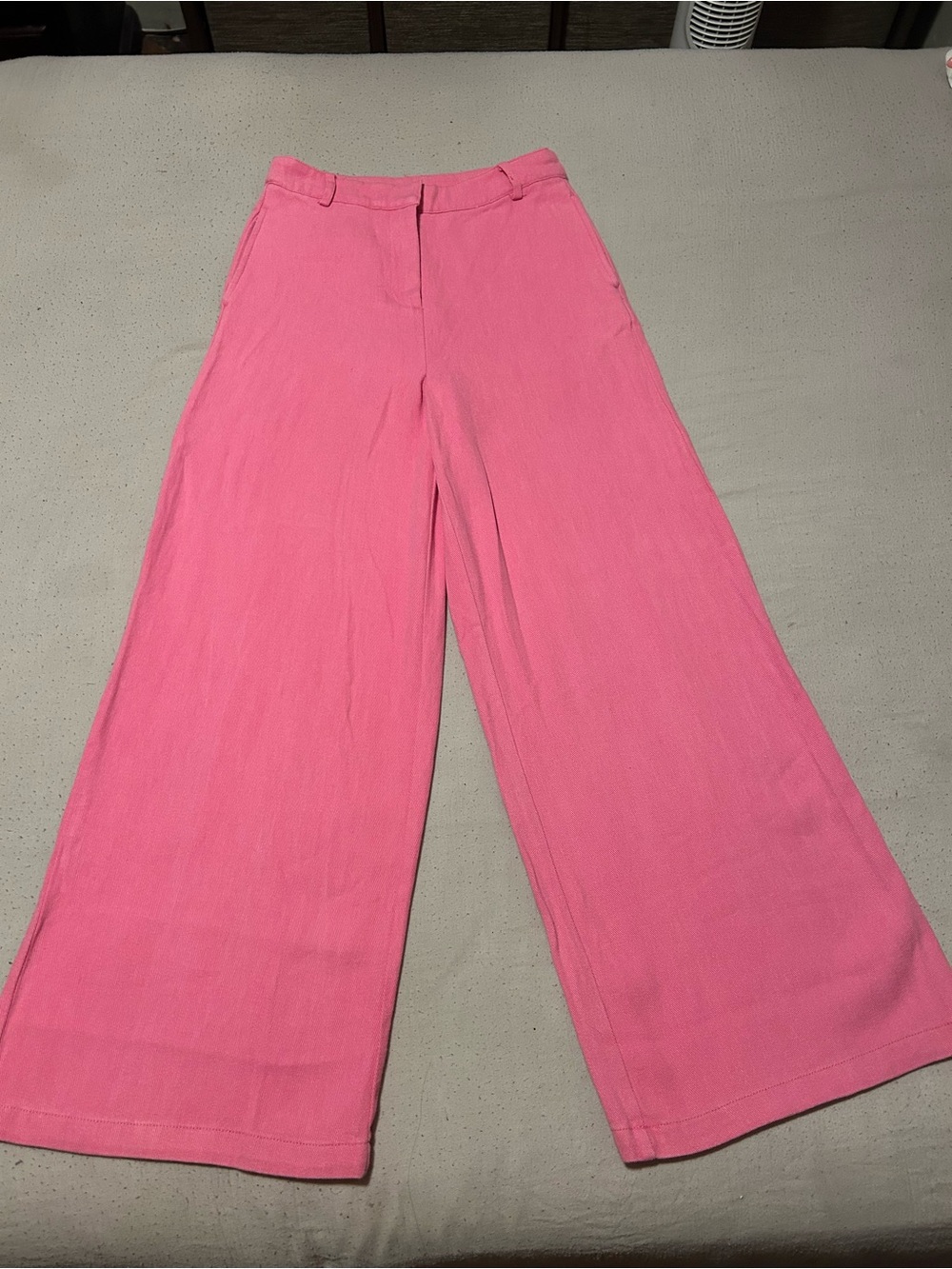 House of Harlow 1960 Vibrant Pink Wide Leg Trousers